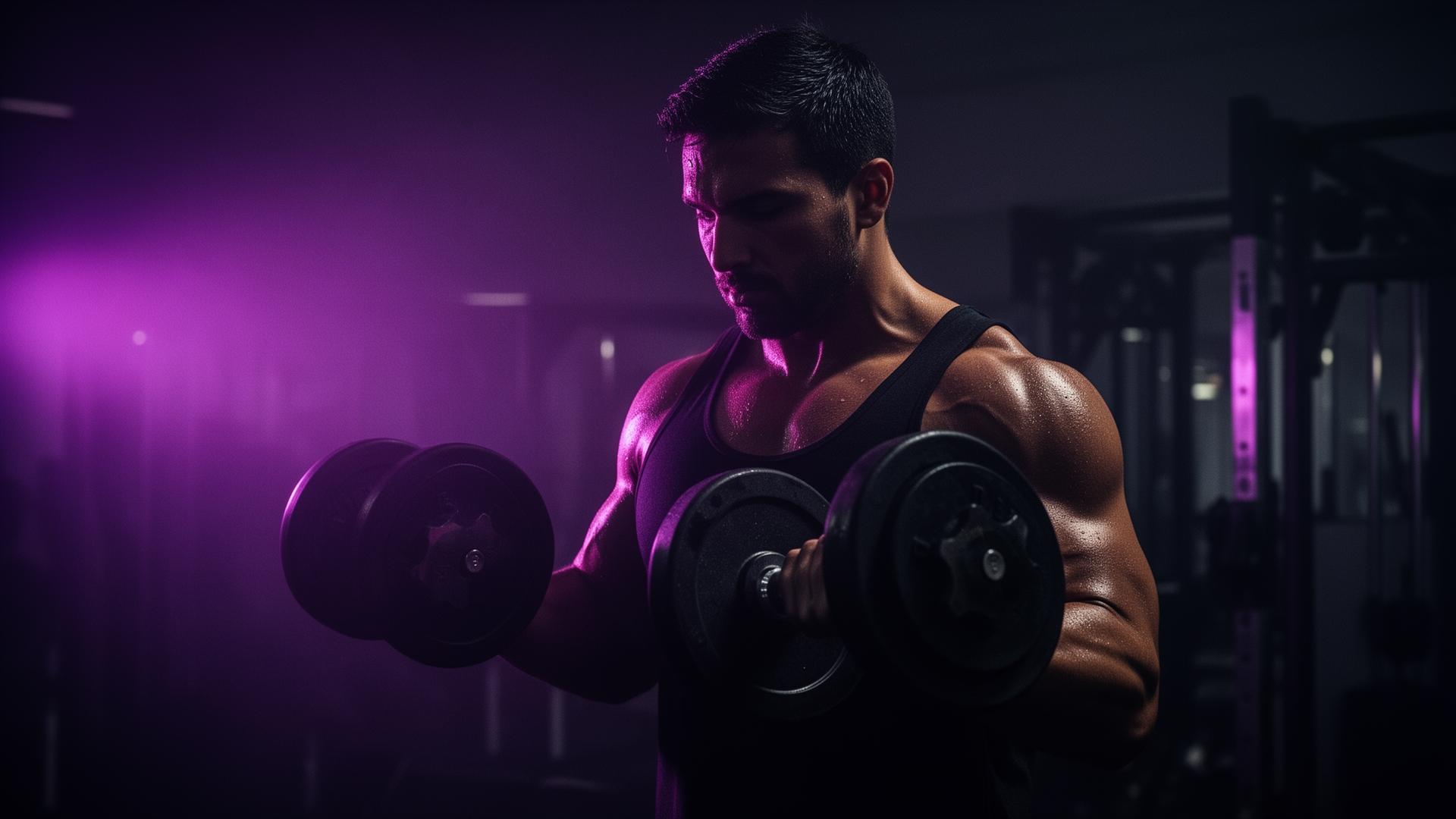 Aluno treinando na Paradise Gym